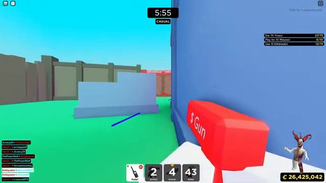 ROBLOX - BIG Paintball - Who let the Dogs out - "FRAG FEST" with the Money Gun" 226 Hits (HD) смотреть онлайн