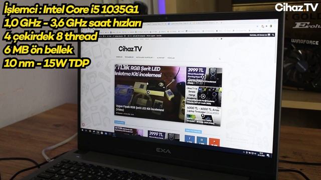 EXA Trend 5T incelemesi - Uzaktan Eğitim EBA TV ve İş Kullanımı İçin 5000 TL Civarı Laptop