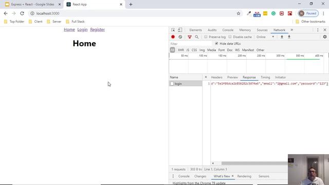 react + express simple authentication - part 3/3 client side בעברית смотреть онлайн