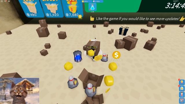 New Update! Western Area & Insane Godly Hat! - Roblox Unboxing Simulator смотреть онлайн
