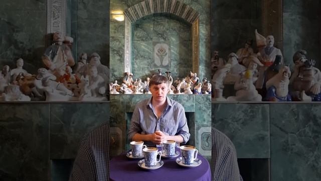 Советский фарфор .Храм покрова-на-нерли. Фарфор ЛФЗ