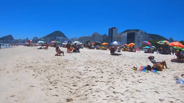 [4k] ?? Copacabana Rio de Janeiro Beach Brazil - [Beach Walk Full Tour] смотреть онлайн