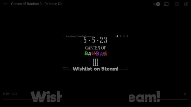 гартен оф банбан 3 выйдет 05.05.2023 смотреть онлайн