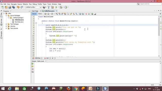 Insertion Sort | Insertion sort Algorithm | Insertion sort In Java | смотреть онлайн