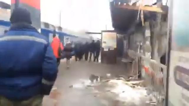 Снос самостоя у станции Подлипки-Дачные смотреть онлайн