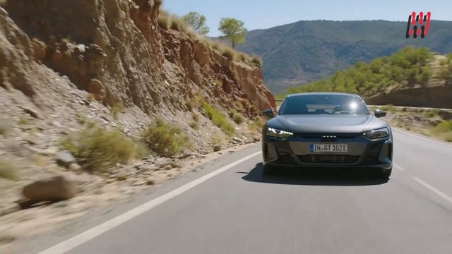 NEW AUDI RS E-TRON GT 2021 - FIRST TEST DRIVE смотреть онлайн