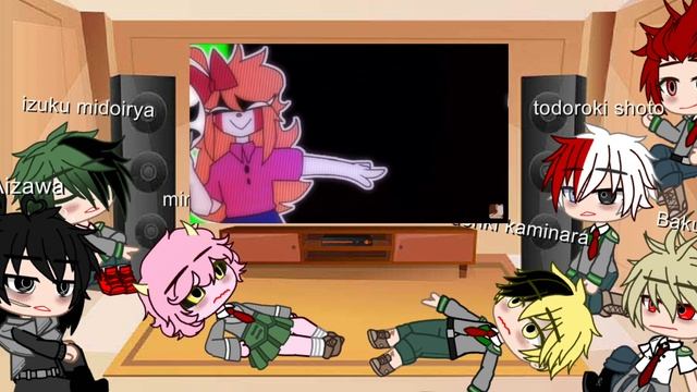 || Mha/Bbha reacts to Elizabeth Afton || short || read Description || смотреть онлайн