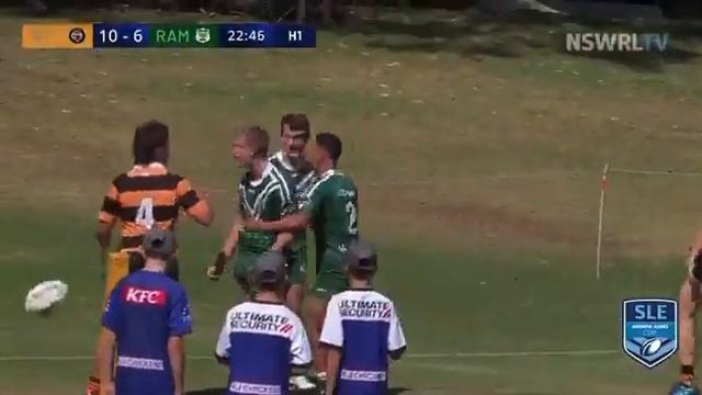 JAYDEN INNES -RAMS Andrew Johns Cup 2023 V N Tigers TRY смотреть онлайн