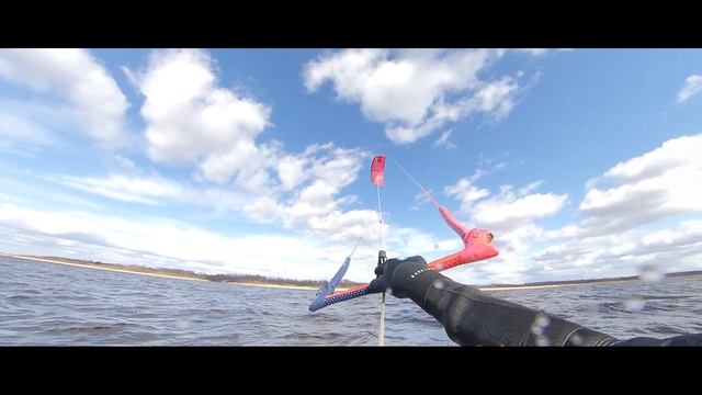 Кайт Покатушки Псковское озеро 01 04 2020 смотреть онлайн