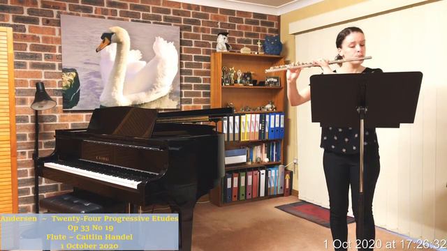 Andersen ~ Twenty-Four Progressive Etudes Op 33 No 19 смотреть онлайн