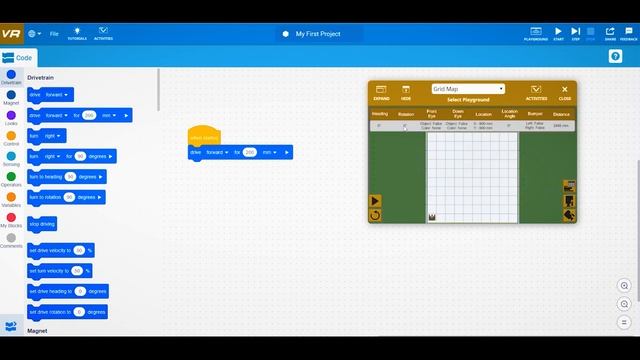 Виртуальная робототехника. VEXcode VR. Урок 1 смотреть онлайн