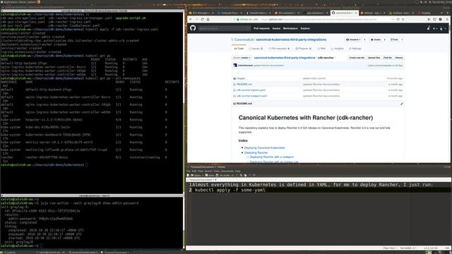 Canonical Kubernetes + Rancher смотреть онлайн