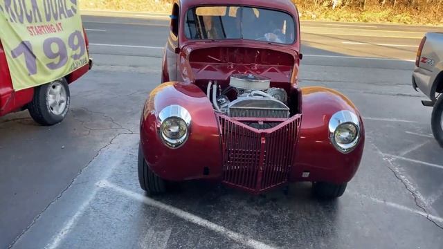 1940 Ford Coupe TRUE DUAL EXHAUST w/ Flowmaster Super 10 Outlaws!!! смотреть онлайн