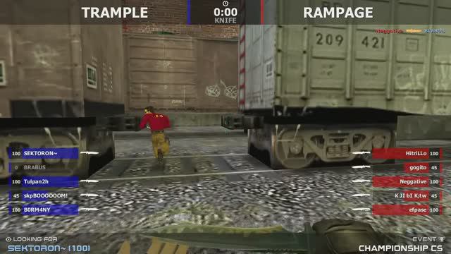 Финал турнира по cs 1.6 Championship CS [TRAMPLE -vs- RAMPAGE] @ by kn1fe /// 1 map смотреть онлайн