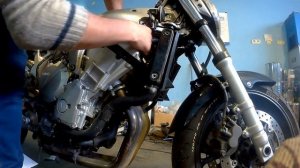 Yamaha FZ 6 (fazer) Регулировка клапанов и синхронизация  часть 2