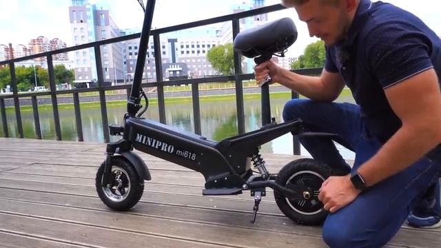 MiniPro mi618 Что за зверь??? Распаковка и обзор необычного электросамоката. смотреть онлайн