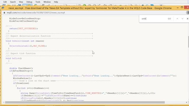 Add News filter Code in your MT4 Expert Advisor смотреть онлайн