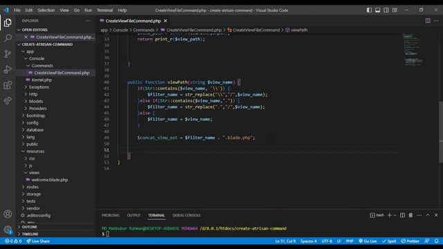 Create Laravel Artisan Command | Bangla | Laravel | TheCodePoint смотреть онлайн