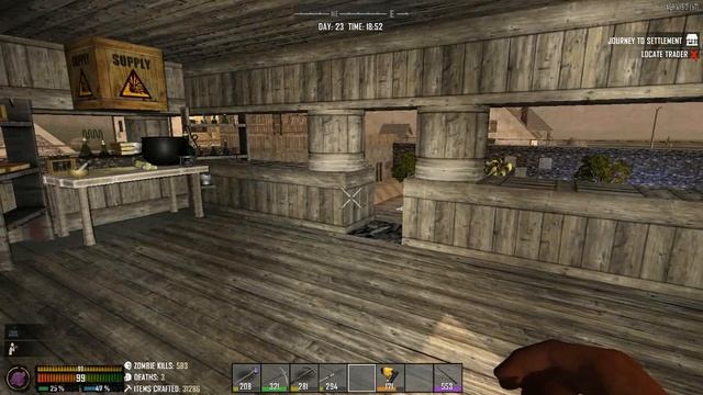 7Days To Die 15.2 Starvation #21-23 Выжившие и маленкий обзор по живности смотреть онлайн