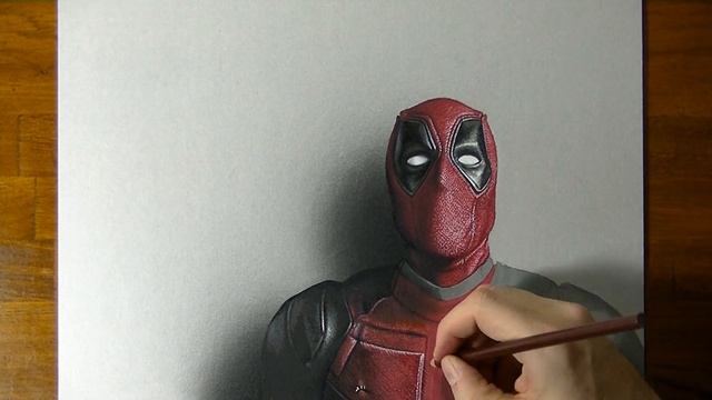 Deadpool Drawing - How To Draw 3D Art