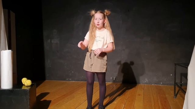 Аким Яков "Девочка и лев" (отрывок) Читает Осинцева Анастасия (9лет) смотреть онлайн