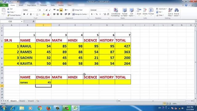 How To Use Vlookup In MS EXCEL 2007,2010,2013 смотреть онлайн
