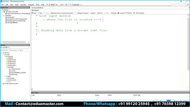 SAS Programming Tutorial For Beginner?How Many Ways We Can Read Data Into SAS?Input Methods Video-1 смотреть онлайн