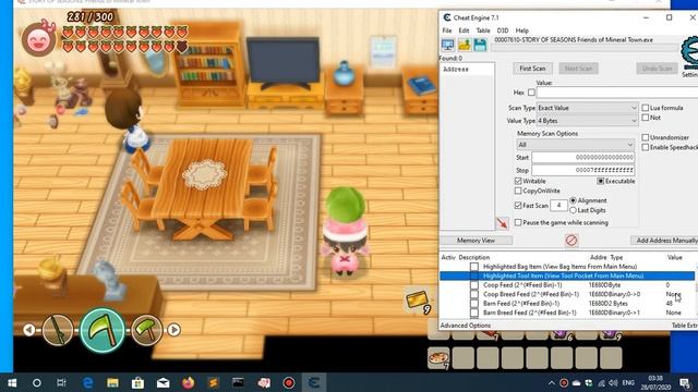 Cheat Engine Shipping + Animal + Money + Tool + Infinite Story of Seasons Friends of Mineral Town P смотреть онлайн