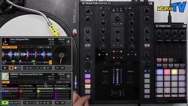 Native Instruments Traktor Kontrol Z2 DJ mixer walkthrough & demo смотреть онлайн