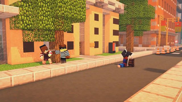 Minecraft Мультик,Анимация: СуперГерои в Minecraft смотреть онлайн
