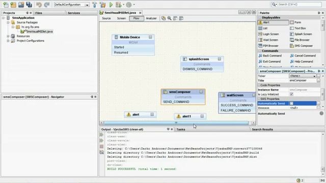 Netbeans Java ME application смотреть онлайн