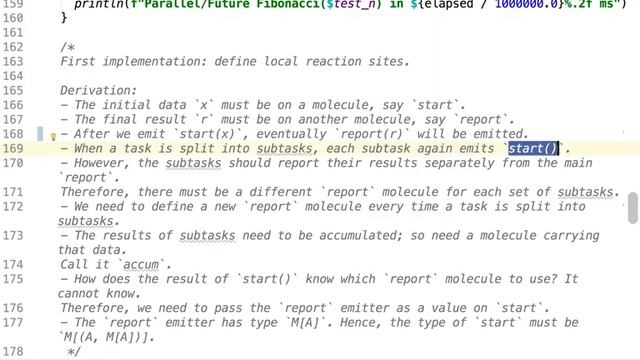 The recursive fork/join pattern (Concurrent programming in the Chemical Machine) смотреть онлайн