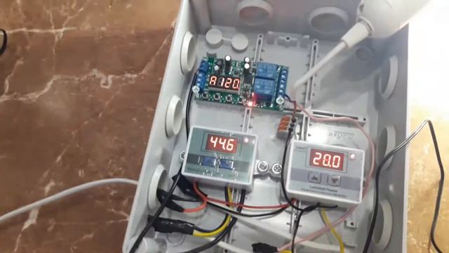 Автоматическая автономная вентиляция. Датчик влажности XH-W3005, температуры WX-W3001, времени YF-7 смотреть онлайн