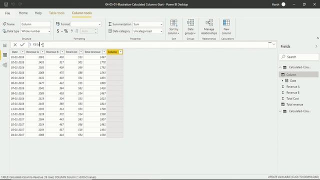 Power BI Tutorial for Beginners: Add, Multiply, and Divide column using DAX language | Analytics смотреть онлайн