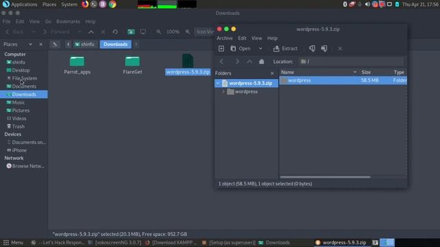 How to Install WordPress Locally on Linux using XAMPP (Parrot-OS and Kali) смотреть онлайн