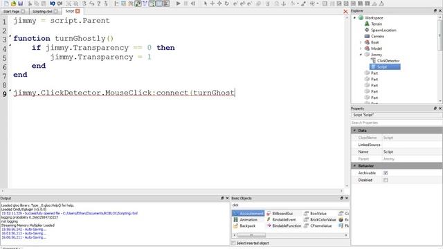 [6] Clickable Button - Roblox Scripting Tutorials смотреть онлайн