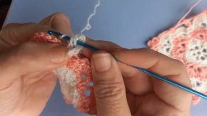 Бабушкин квадрат крючком.