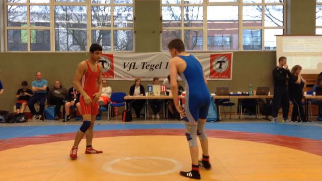 International Freestyle Wrestling Tournament in Berlin Europe - His idol is Hamid Soryan Reihanpour смотреть онлайн