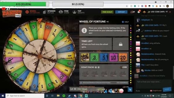 rust gambling! Free MONEY CODE FOR BANDIT.CAMP!