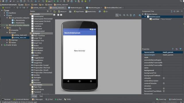 Android Opening a New Activity with a Button Click смотреть онлайн