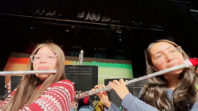 Two flutes play Sleigh Ride смотреть онлайн
