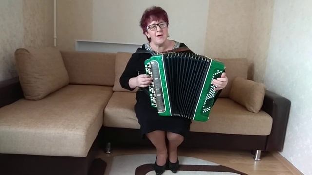 " НА ЗНАКОМОЙ СКАМЬЕ". Народная, всеми любимая песня. ИРЕНА ШЕМИС (баян) смотреть онлайн