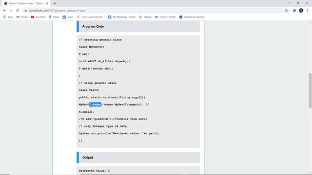 What are generic classes in Java| What is generic class in Java with example смотреть онлайн