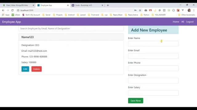 React JS Implement Bootstrap to Make App Beautiful | Mongo db, Express, React Node Js | Lecture-32 смотреть онлайн