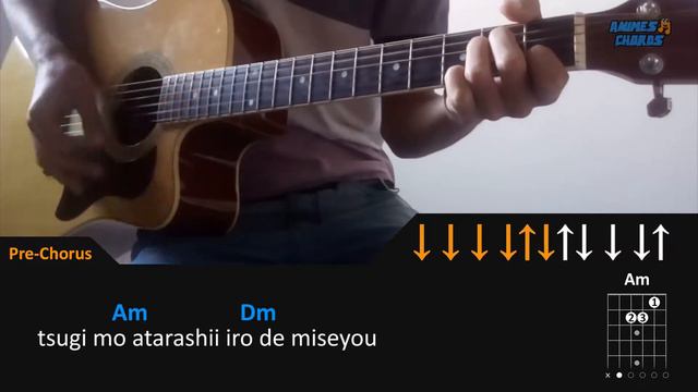 Attouteki Vivid Days - Kenja no Mago Ending (Chords) Acoustic Guitar Lesson смотреть онлайн