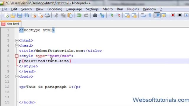 html and css Tutorial - 15 - How to use css in html document смотреть онлайн