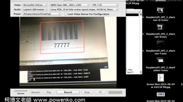 【柯博文老師】Raspberry 樹莓派專案 - RaspberryPi UPC 3 zbarPython D смотреть онлайн