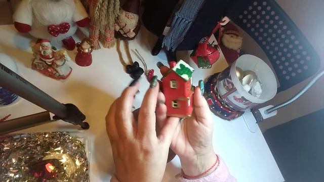 Новогодний декор, покупки в Секонд хенд и обычных магазинах. Швеция, Мальмё. смотреть онлайн