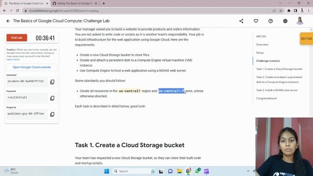 The Basics of Google Cloud Compute-CHALLENGE LAB |Google Cloud Lab solutions|ARC120 смотреть онлайн