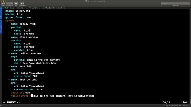 Ansible Tutorial Running Effective Tests Against Web Server Deployments смотреть онлайн